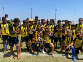 Mais de 300 criancas participam do Festival Interpolos de Flag Football em Sorriso