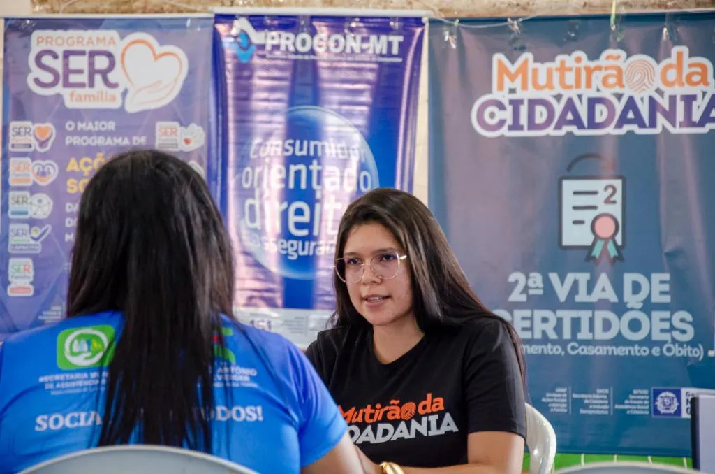 Mutirão da Cidadania oferece serviços gratuitos em Santo Antônio do Leverger