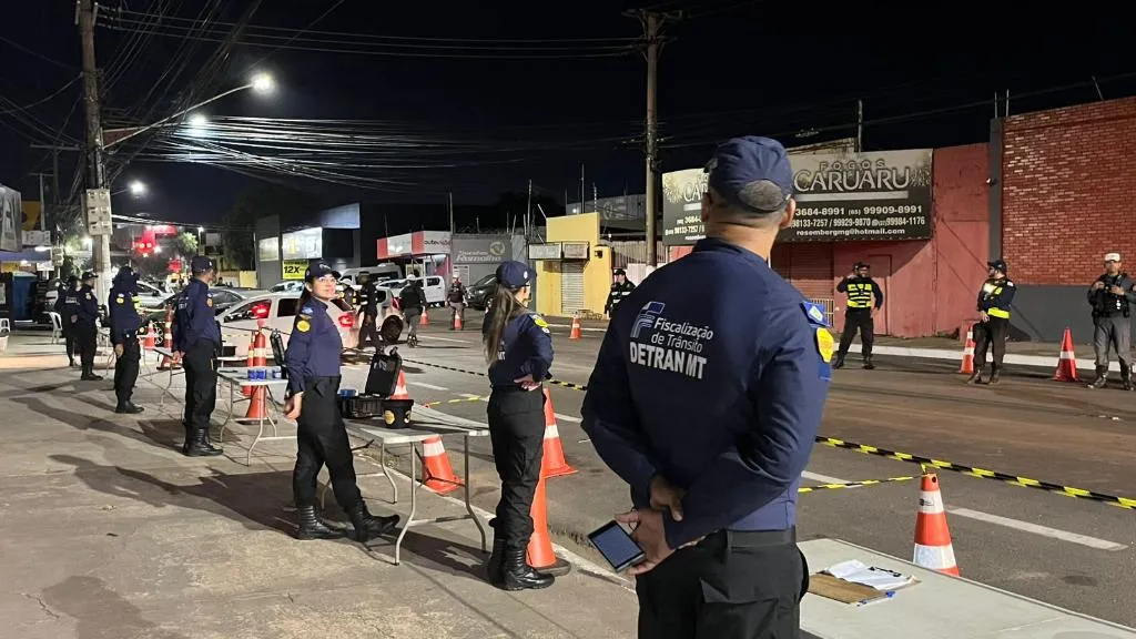 Lei Seca prende nove motoristas em Várzea Grande por embriaguez e falta de CNH