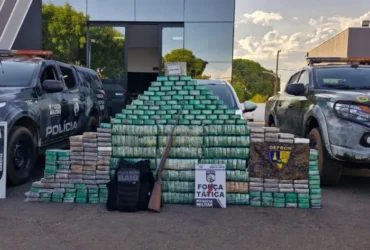 Apreensão de mais de 420 quilos de drogas gera prejuízo milionário às facções em Pontes e Lacerda