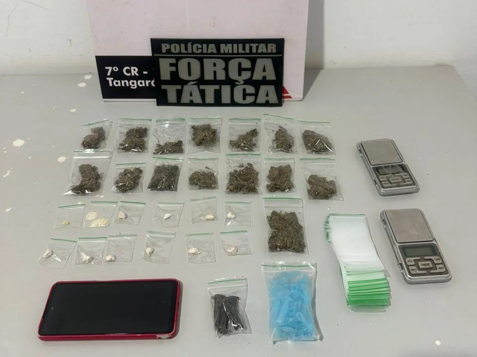 Polícia prende faccionados com drogas e cestas básicas em Tangará da Serra