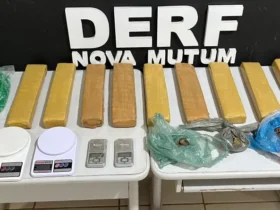 Polícia apreende maconha em Nova Mutum e prende dois suspeitos em flagrante