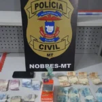 Polícia Civil prende suspeito de tráfico em Nobres após operação