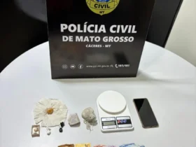 Polícia Civil prende dois suspeitos em ponto de tráfico em Cáceres