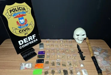 Polícia Civil prende facção criminosa e fecha boca de fumo em Confresa