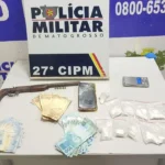 Polícia Militar apreende drogas e arma em Confresa durante operação