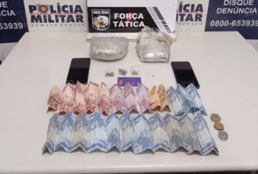 Polícia prende casal por tráfico de drogas em Cáceres