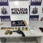 Polícia Militar prende homem em Canarana por ameaça e apreensão de arma