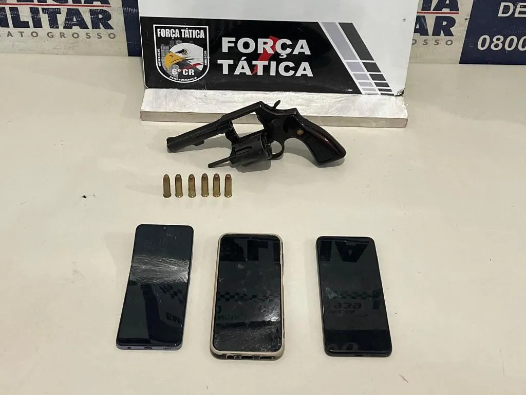 Polícia Militar prende faccionados que planejavam homicídio em Cáceres