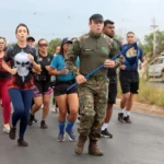 Polícia Militar realiza treino preparatório para a 25ª Corrida Homens do Mato em Cuiabá