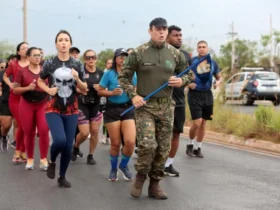 Polícia Militar realiza treino preparatório para a 25ª Corrida Homens do Mato em Cuiabá