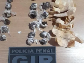 Policiais realizam nova apreensão de drogas em penitenciária de Mato Grosso