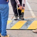 Prefeitura de Sinop inicia instalacao de lombadas modulares em vias publicas