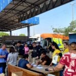 Rondonopolis leva servicos de saude e bem estar para caminhoneiros