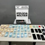 Rotam prende faccionada e recupera carro e dinheiro roubados em Várzea Grande