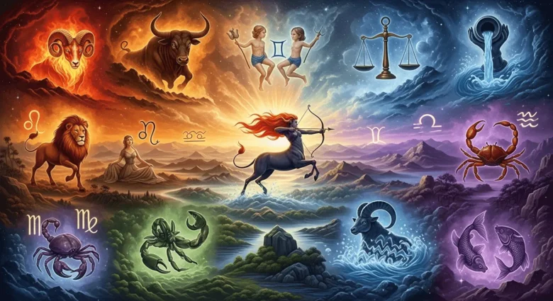 Signos do Zodíaco Sem Texto
