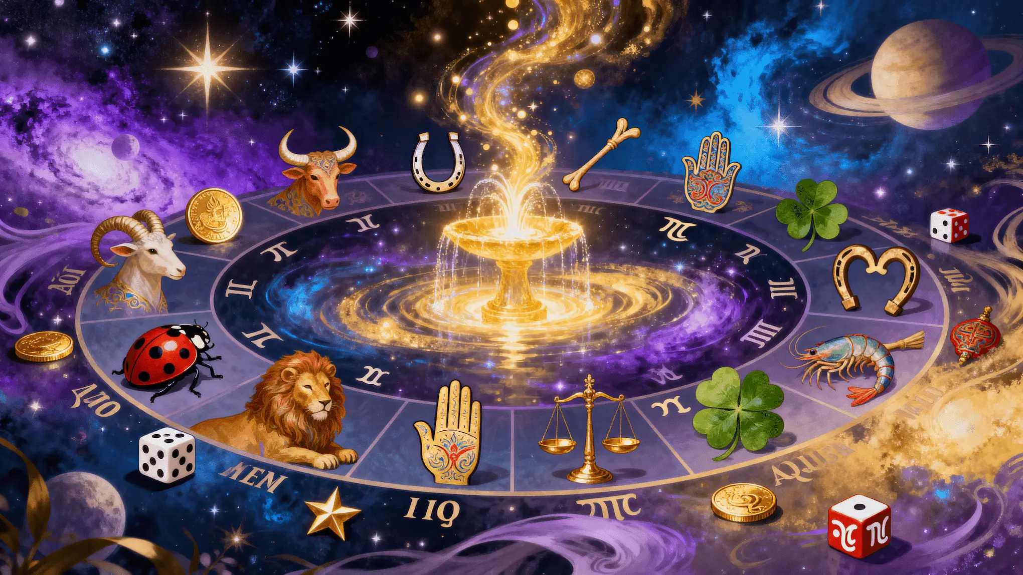 Signos do Zodíaco com Sorte