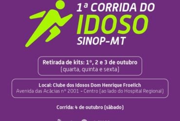 Sinop realiza 1a Corrida do Idoso para celebrar a longevidade ativa