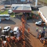 Sorriso vai a campo e aplica 245 doses em colaboradores de construtora