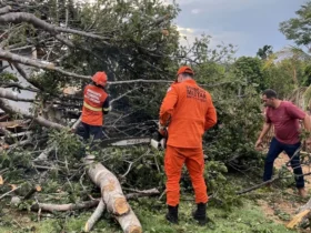 Temporal em Juara mobiliza bombeiros e causa danos significativos