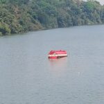 Motorista foi socorrido e encaminhado para atendimento médico; causas do acidente ainda estão sendo apuradas