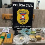 Delegado Artur Almeida afirma que imóvel no bairro Cerrado funcionava como depósito de entorpecentes, monitorado por câmeras de segurança