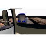 Reconstituição feita pela PRF mostra instantes finais da colisão entre ônibus de viagem e carreta na BR-163; tecnologia ajudou a esclarecer circunstâncias do acidente.