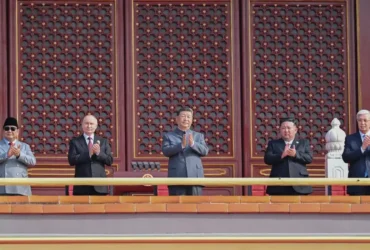 China realiza desfile militar do Dia da Vitória com líderes internacionais