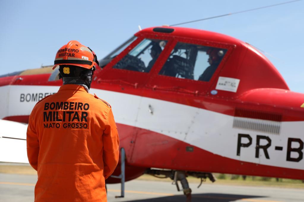 Incêndios florestais mobilizam bombeiros em diversas cidades de Mato Grosso