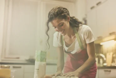 na cozinha