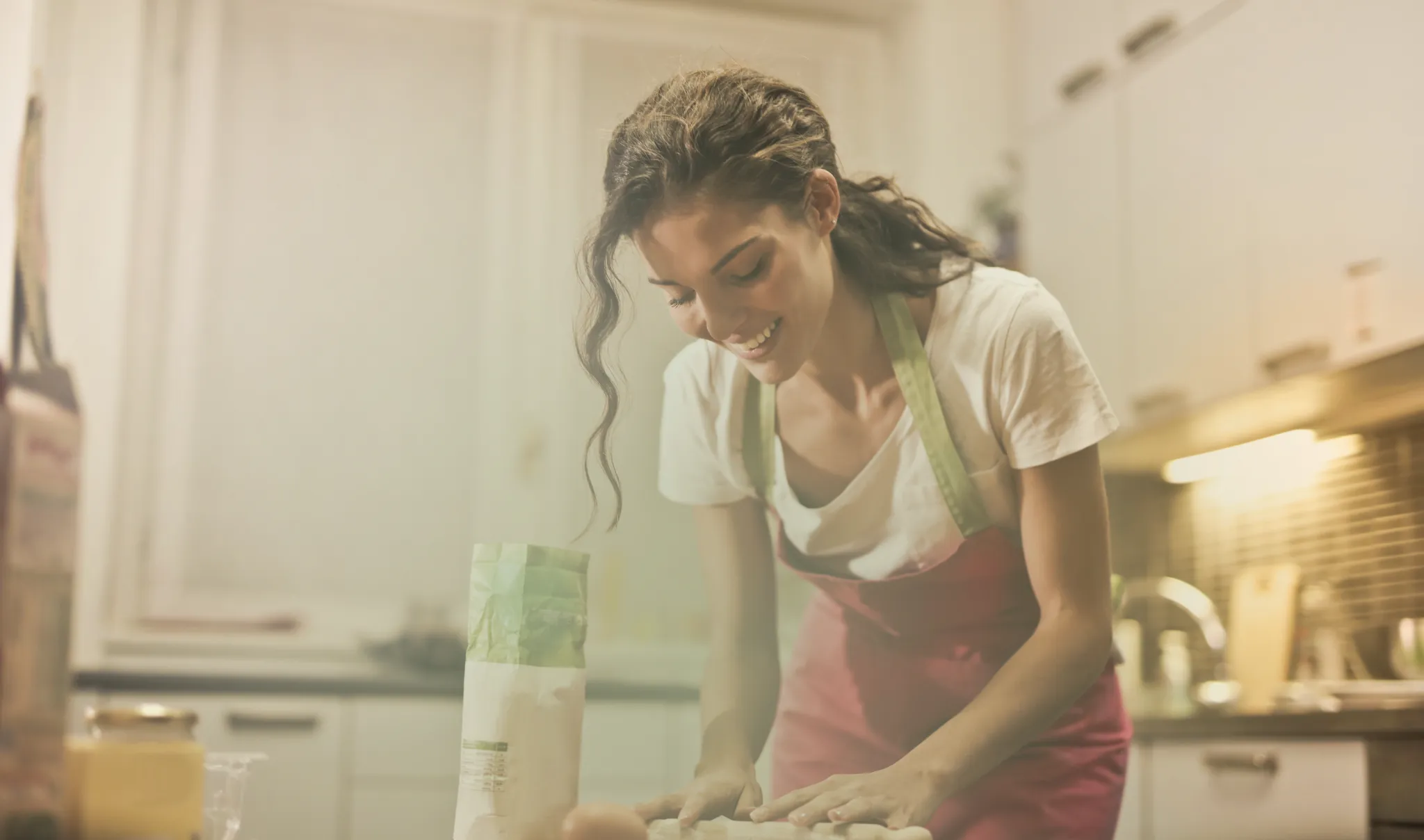na cozinha