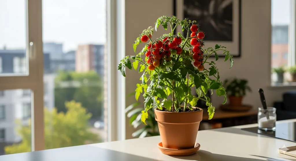 Como montar uma horta em apartamento: guia completo para iniciantes 82 tomate cereja