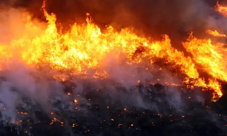 Incêndio mobiliza brigadistas em Cavalcante, Goiás