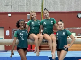 Seleção brasileira de ginástica se prepara para Mundial em Jacarta