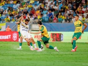 Lance de Cuiabá x Novorizontino. Imagem: Ozzair Junior/Novorizontino