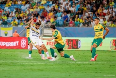 Lance de Cuiabá x Novorizontino. Imagem: Ozzair Junior/Novorizontino