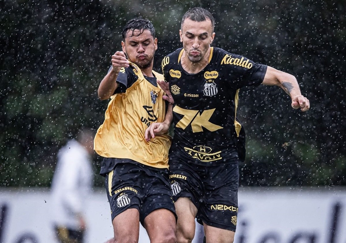 Santos x Fortaleza: duelo tenso na Vila Belmiro promete fortes emoções pela 31ª rodada do Brasileirão. Imagem: Raul Baretta/Santos FC