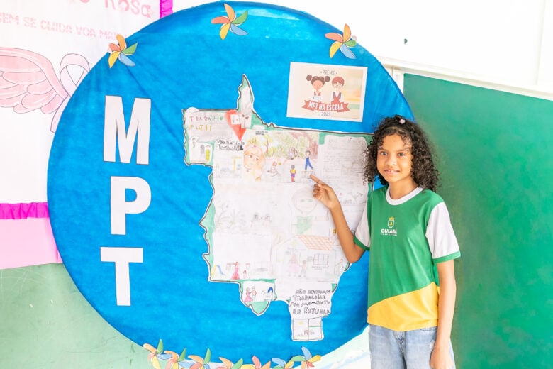Aluna de Cuiaba vence premio de melhor desenho de Mato Grosso por combate a exploracao do trabalho infantil
