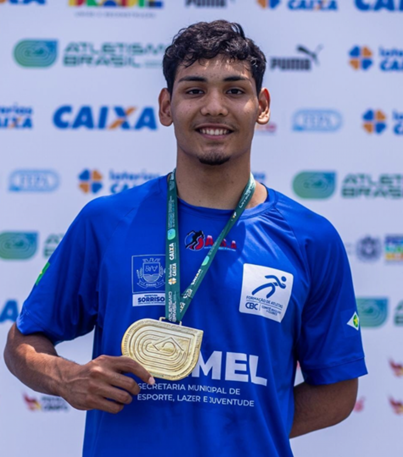 Atleta de Sorriso e convocado para representar o Brasil no Sul Americano Sub 20 de Atletismo