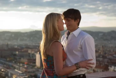 Casal em quadro de filme