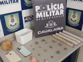 Adolescente é apreendido com drogas pela Cavalaria da PM em Cuiabá