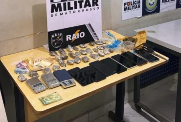 Cuiabá: PM apreende drogas e prende suspeito de tráfico