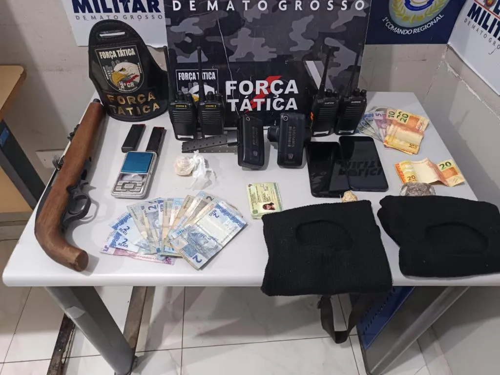 Força Tática prende cinco suspeitos de facção criminosa em Cuiabá