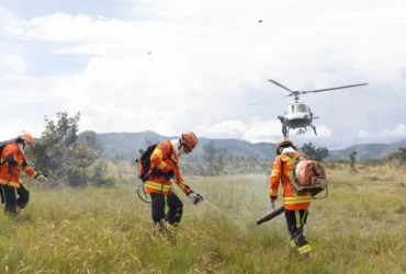 Corpo de Bombeiros enfrenta 20 incêndios florestais em Mato Grosso nesta quinta