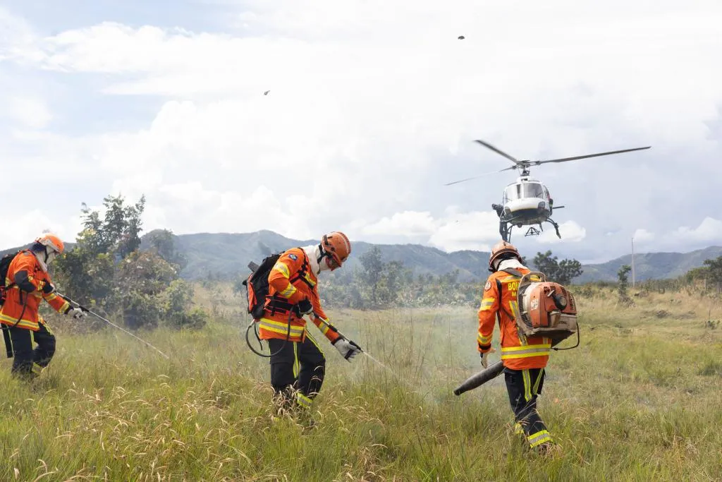 Corpo de Bombeiros enfrenta 20 incêndios florestais em Mato Grosso nesta quinta
