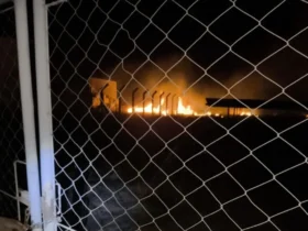 Bombeiros controlam incêndio em usina solar de Nova Xavantina