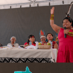Em Mato Grosso Sonia Guajajara celebra a realizacao da ultima etapa do Ciclo COParente