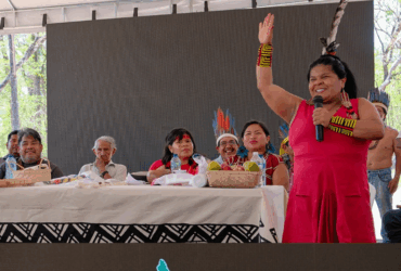 Em Mato Grosso Sonia Guajajara celebra a realizacao da ultima etapa do Ciclo COParente