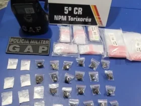 Suspeito de facção é preso com drogas em Torixoréu