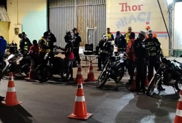 Operação Lei Seca remove 33 motos e prende dois por embriaguez em Cuiabá